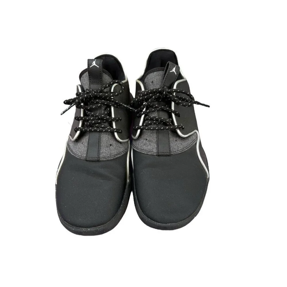 Nike Air Jordan Eclipse Holiday Black Metallic Sneakers 4 Youth